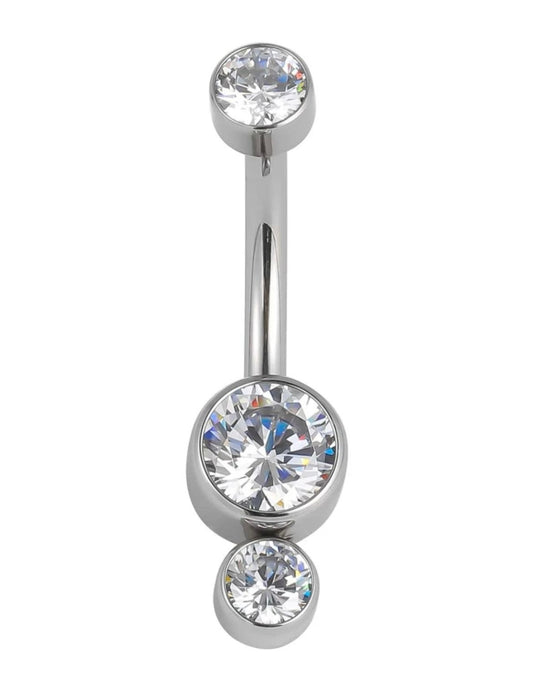 14G Titanium Navel Piercing